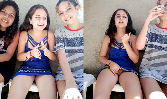 ya se dieron cuenta que ninguna trae calzones? transmiten en vivo para calentar a sus amigos