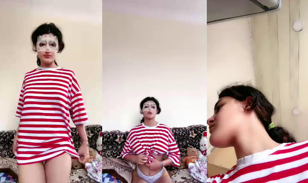le da pena enseñar la cara pero no las nalgas