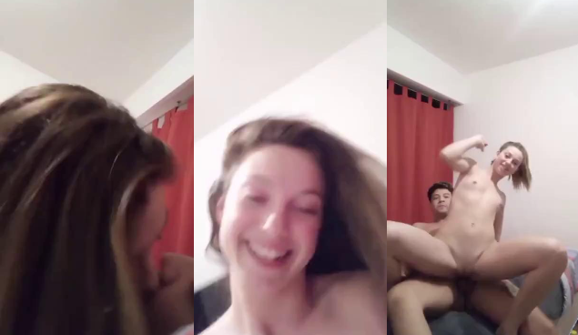 novios se graban cogiendo rico