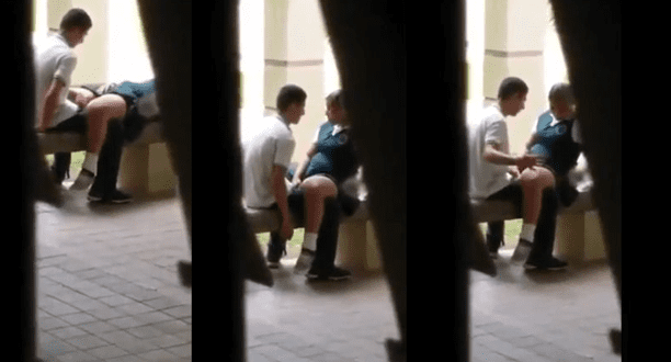 Estudiantes colegiales graban teniendo relaciones en la secu