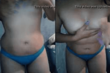 Chavita de 16 grabando videos hot desde su cuarto