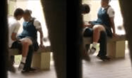 Le metió los dedos a su compañera de la prepa