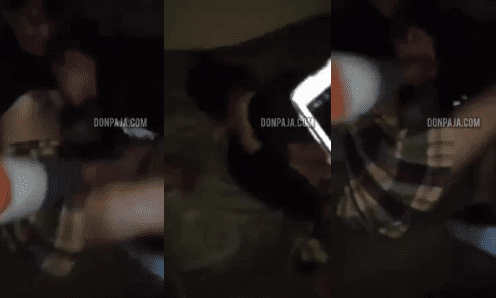 Graban a morrita estudiante mientras sus compañeros se la cogen