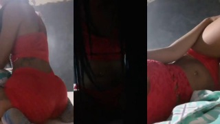 Quieres que me ponga mas atrevida amor? le dice la morena nalgona al novio