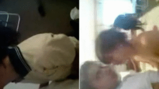 la morrita colegiala se lleva al novio a su dormitorio para coger y se pone una tanguita